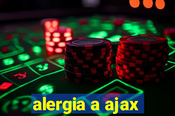 alergia a ajax